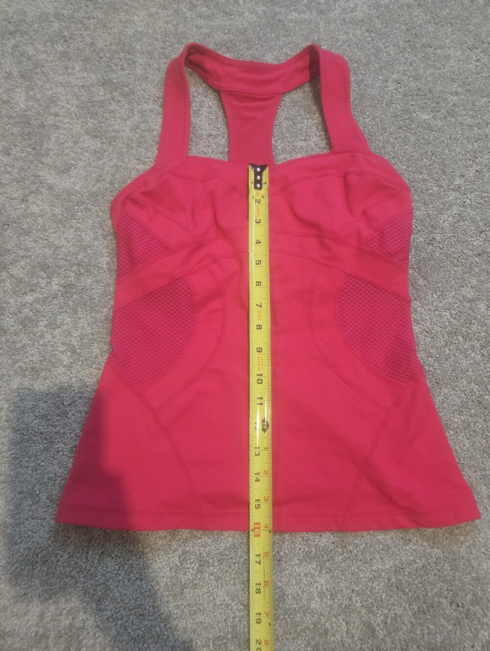 Women’s Red Racerback Tank Top - Picture 3 of 7